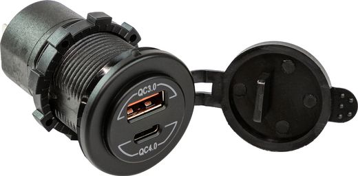 Разъем USB QC3.0 5в 2.4А и USB QC4.0