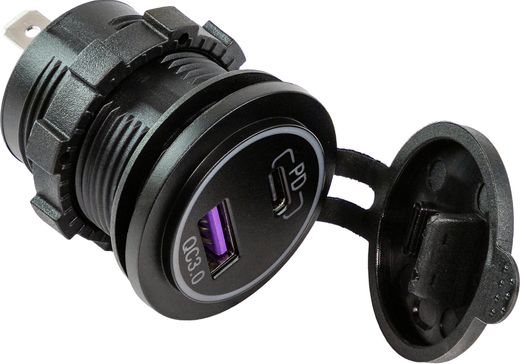 Разъем USB QC3.0 5в 3А и USB PD