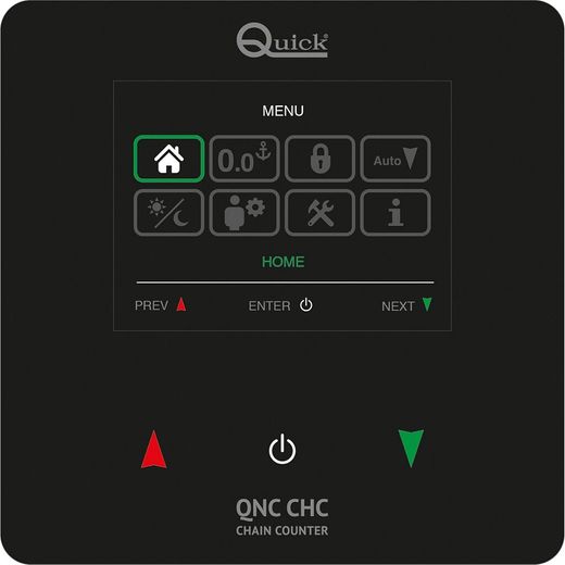 Счетчик цепи для якорной лебедки, QNC CHC, врезной, Quick (FNQNCCHCF000B00)