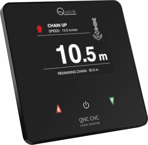 Счетчик цепи для якорной лебедки, QNC CHC, врезной, Quick (FNQNCCHCF000B00)