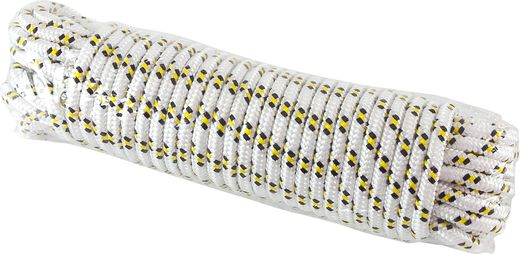 Шнур полипропиленовый плетеный d 6 мм, L 20 м