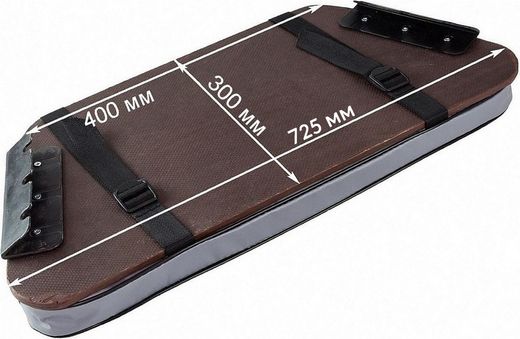 Сиденье носовое с мягкой накладкой 725 мм, комплект