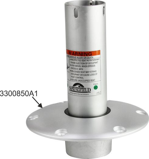 Стойка Plug-in L229 мм/D73 мм, съемная под сидение, старая конструкция