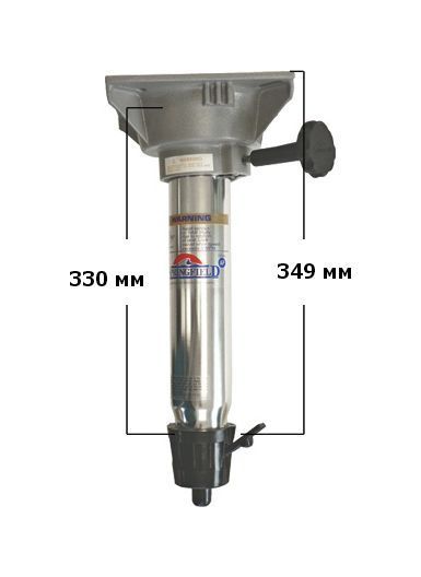 Стойка Taper-Lock 330 мм с креплением под сиденье, используется с основаниями 3600002A и 1600010