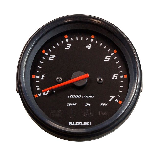 Тахометр 4", 7000 об/мин, Suzuki DF25A-250, черный