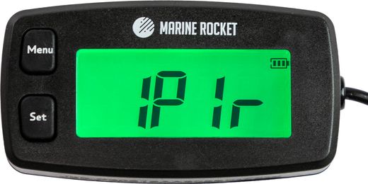 Тахометр со счётчиком моточасов THM304MR, IP65, Marine Rocket