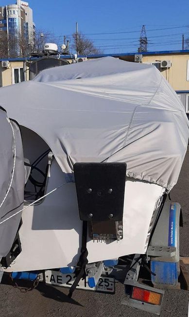 Тент транспортировочный для лодок длиной 5,0-5,3 м типа Cabin Cruiser