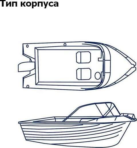 Тент транспортировочный для лодок длиной 5,3-5,6 м для лодок типа Runabout