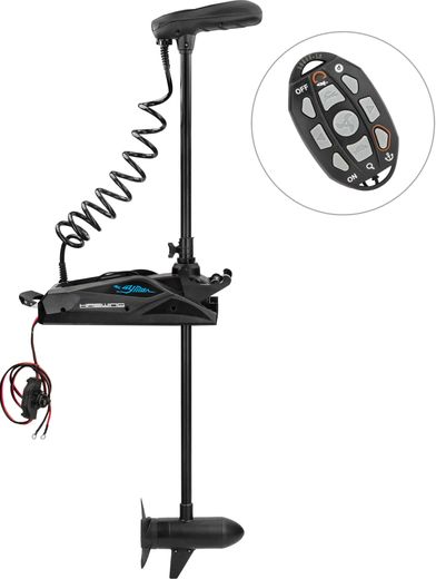 Троллинговый электромотор Haswing Cayman B 55 lbs/152 см/12v/GPS (электроякорь), черный