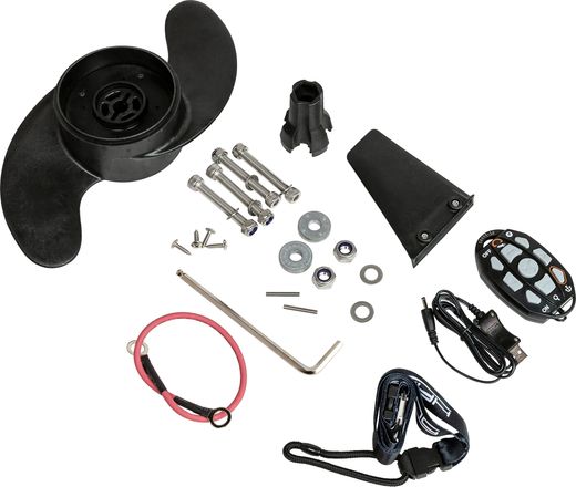 Троллинговый электромотор Haswing Cayman B 80 lbs/183 см/24v/GPS (электроякорь), белый