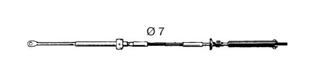 Трос дистанционного управления Ultraflex C14, (7 футов  - 2,1 м), 2 шт