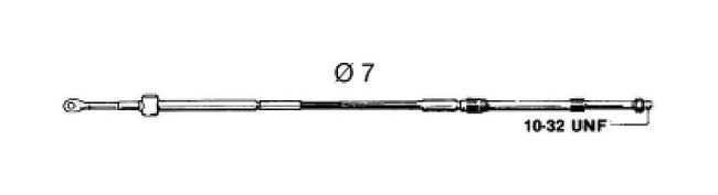 Трос дистанционного управления Ultraflex C16, (13 футов - 3,9 м), 2 шт