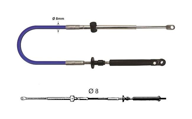 Трос дистанционного управления Ultraflex Mach14, (14 футов - 4,2 м), 2 шт