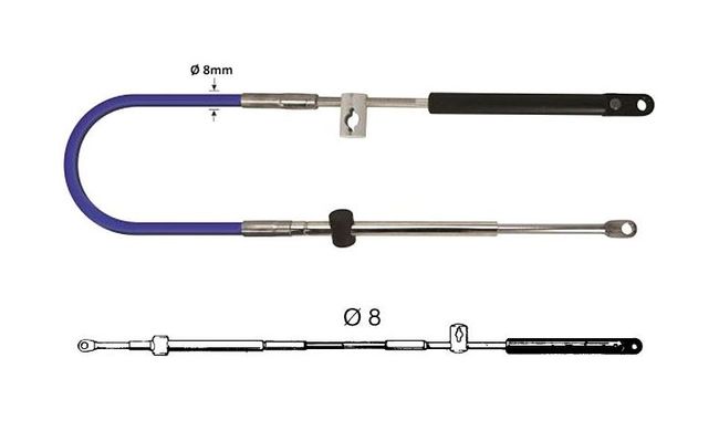 Трос дистанционного управления Ultraflex Mach5, (18 футов - 5,4 м), 2 шт