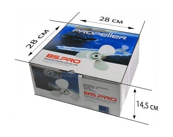 Винт гребной Yamaha 20-30;3x9-7/8x13, BaekSan