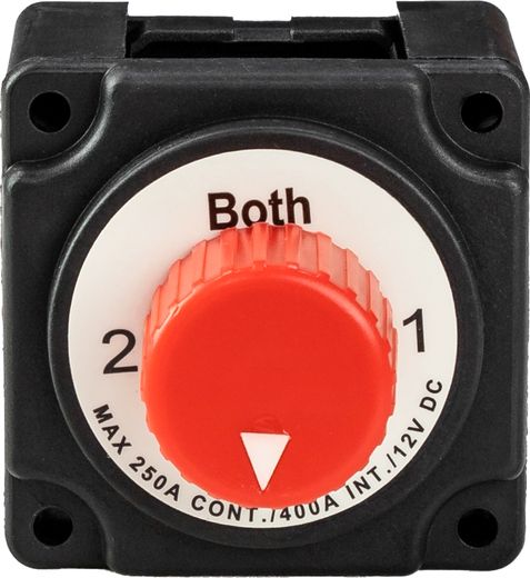 Выключатель массы "OFF-1-BOTH-2" (2 АКБ) 250А