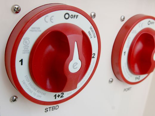 Выключатель массы "OFF-1-BOTH-2" (2 АКБ) 350А