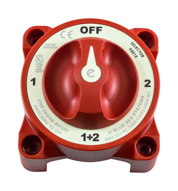Выключатель массы "OFF-1-BOTH-2" (2 АКБ) 350А