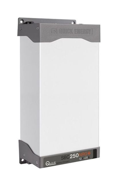 Зарядное устройство sbc 250 nrg fr, 12в, 25a, 3 выхода