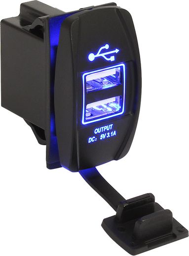 Зарядные гнезда usb в виде клавиши "marina", 3,1 а