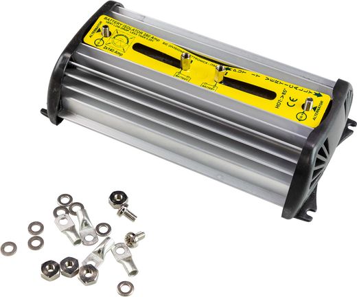 Зарядный изолятор, 140 А, 2 аккумулятора, 65х127х236 мм