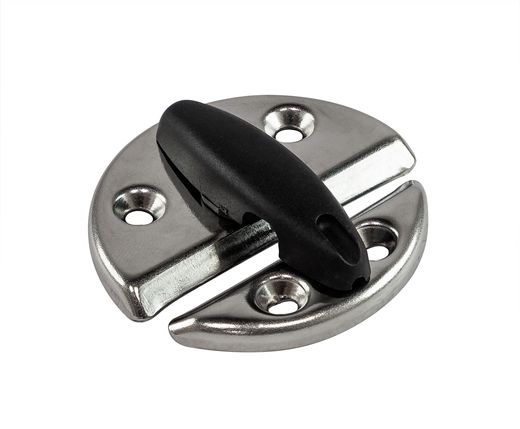 Защелка люка круглая, нержавеющая