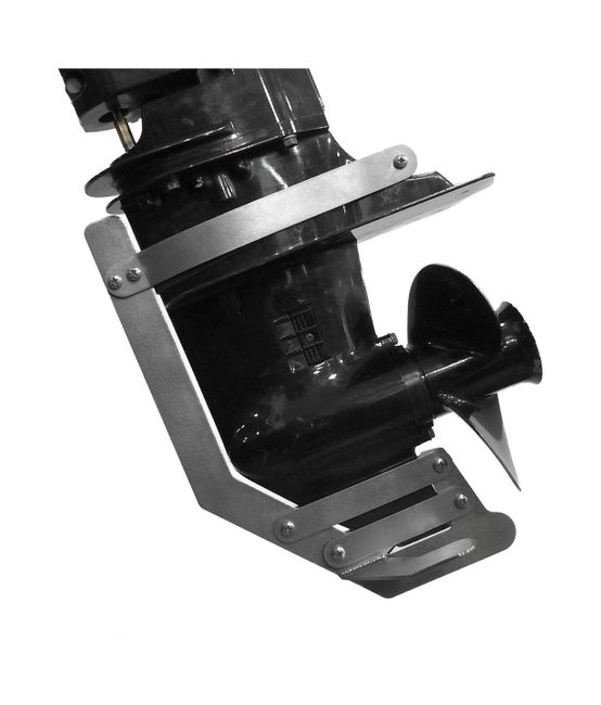 Защита редуктора для Suzuki DT9.9A/15A, DF8A, DF9.9B, DF9.9A/15A/20A, нержавеющая, базовая
