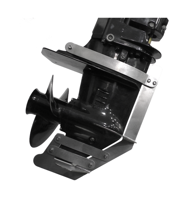 Защита редуктора для Suzuki DT9.9A/15A, DF8A, DF9.9B, DF9.9A/15A/20A, нержавеющая, усиленная