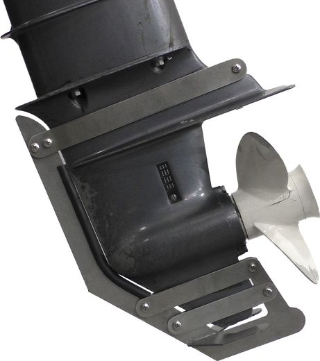 Защита редуктора для Yamaha 9.9F/15F,  нержавеющая, базовая