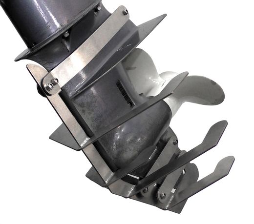 Защита редуктора для Yamaha 9.9F/15F, нержавеющая, максимальная