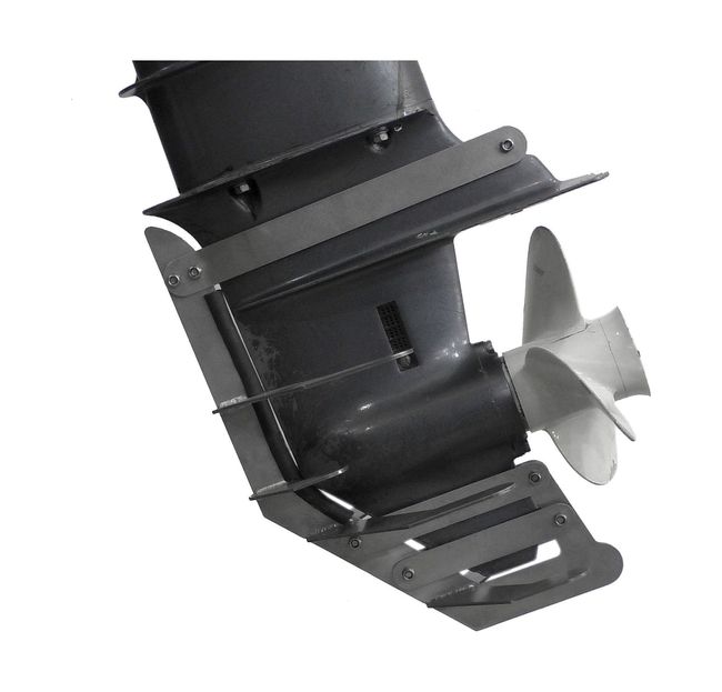 Защита редуктора для Yamaha 9.9F/15F, нержавеющая, максимальная