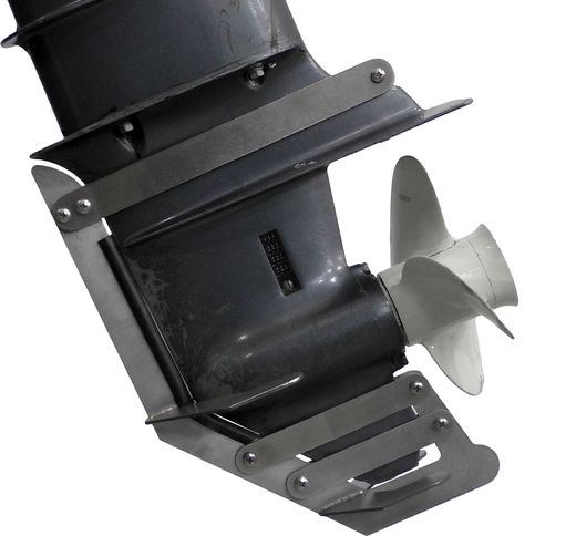 Защита редуктора для Yamaha 9.9F/15F, нержавеющая, усиленная