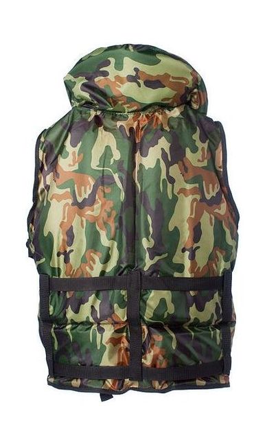Жилет спасательный двусторонний универсальный COMFORT HUNTER (Охотник) 80-120 кг
