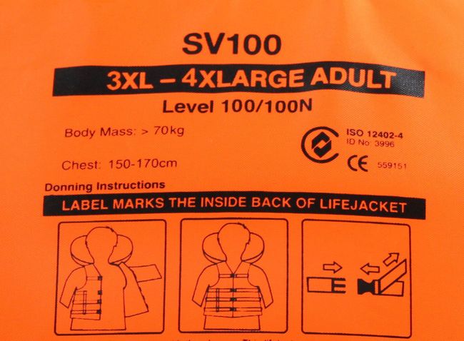 Жилет спасательный Survival 100N 3X/4XL