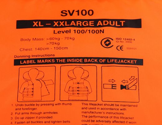 Жилет спасательный Survival 100N XL/2XL