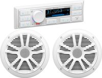 Морская аудиосистема 1DIN BOSS MCK500WB.6 (комплект2)