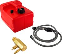Бак топливный 12 л с коннектором и шлангом в сборе для Yamaha, Tohatsu/Nissan, Mercury
