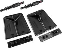 Комплект транцевых плит Nauticus серии SX, цвет черный, размер 9.5"х10"
