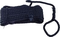 Конец швартовый d10мм, L10м, темно-синий, трехпрядный