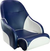 Кресло с болстером Ocean Flip Up, обивка синий/белый винил (упаковка из 2 шт.)