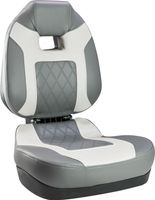 Кресло складное мягкое FISH PRO II с высокой спинкой, цвет черный/серый