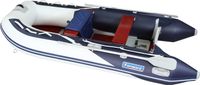 Надувная лодка ПВХ Forward MX320FL, сине-белая, пол деревянный