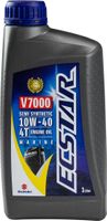 Масло ECSTAR Suzuki Marine V7000 4T SAE 10W40, 1 л, полусинтетика