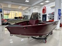 Моторная лодка, Xstream 420S, бордовый