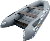 Надувная лодка ПВХ, SOLAR-350 К (Оптима), cерый