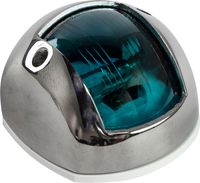 Огонь ходовой Compact 12, нержавеющий корпус, 12 В, зеленый