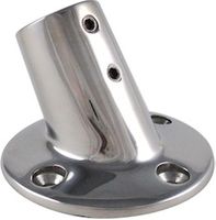 Основание стойки леера 7/8"(22,2 мм), 60 град, круглое аналог 66040_Kof