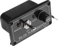 Панель управления водооткачивающей помпой auto-off-manual (c фиксацией)