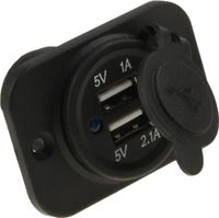 Разъем USB 5В 3.1А на панели