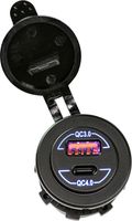Разъем USB QC3.0 5в 2.4А и USB QC4.0